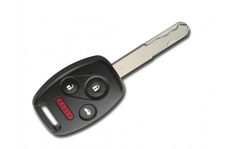 A car key with laser cut 