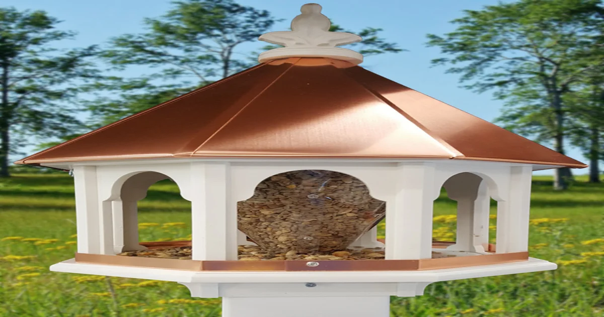 Bird Feeder Copper Roof Type
