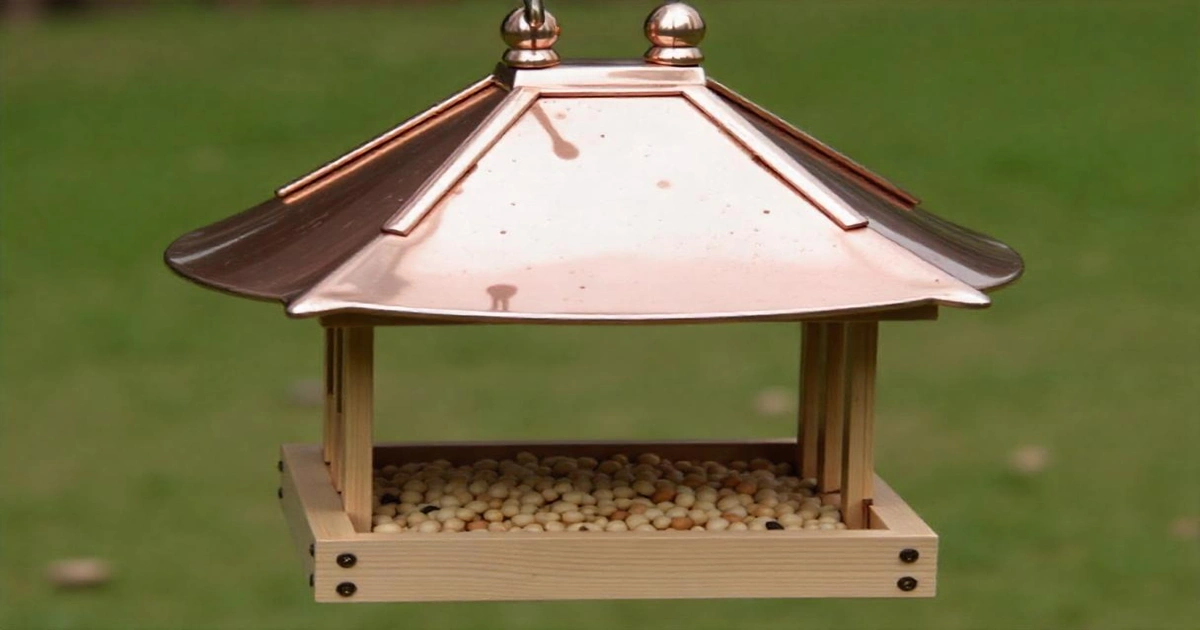 Bird Feeder Copper Roof Cost
