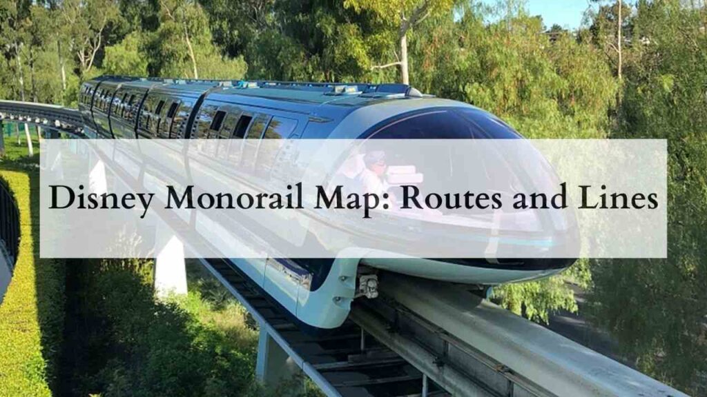Disney Monorail Map Routes and Lines