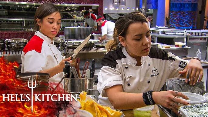 is hells kitchen staged service for dinner 
