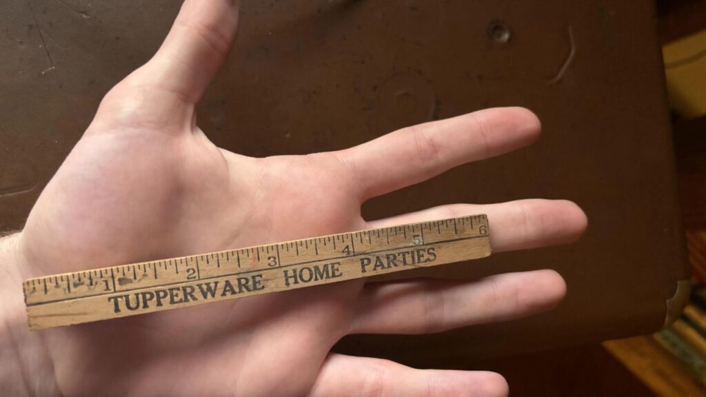 6 inch ruler to hand