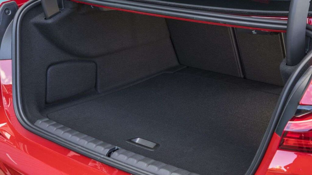 Boot of a small car
