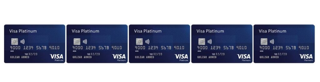Five Credit Cards