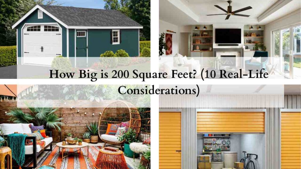 How Big is 200 Square Feet (10 Real-Life Considerations)