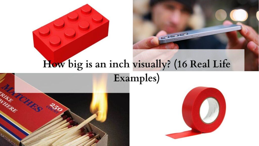 How big is an inch visually