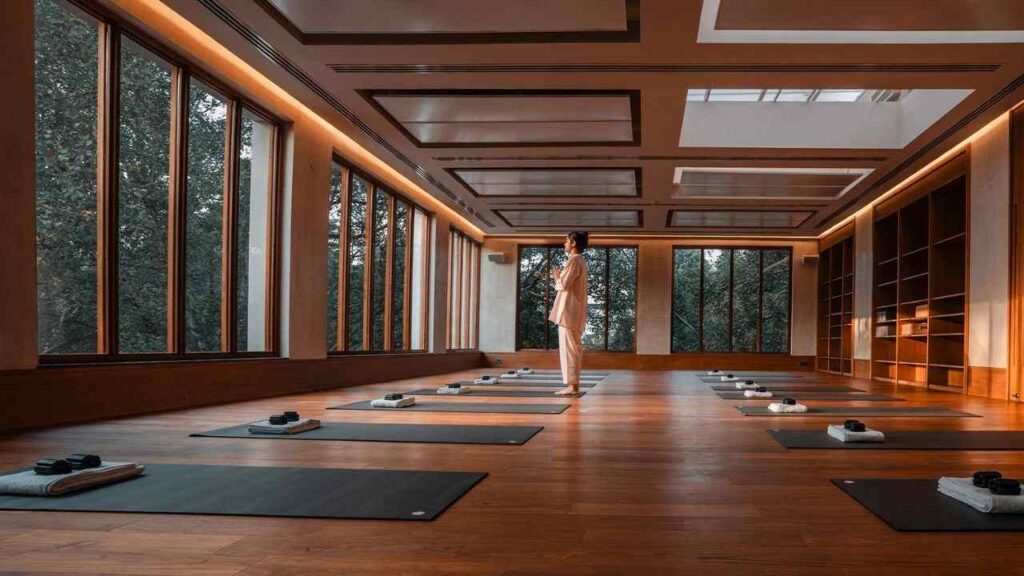Indoor Yoga Studio