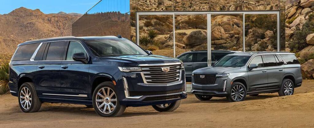 Side-by-Side Two SUV Cars