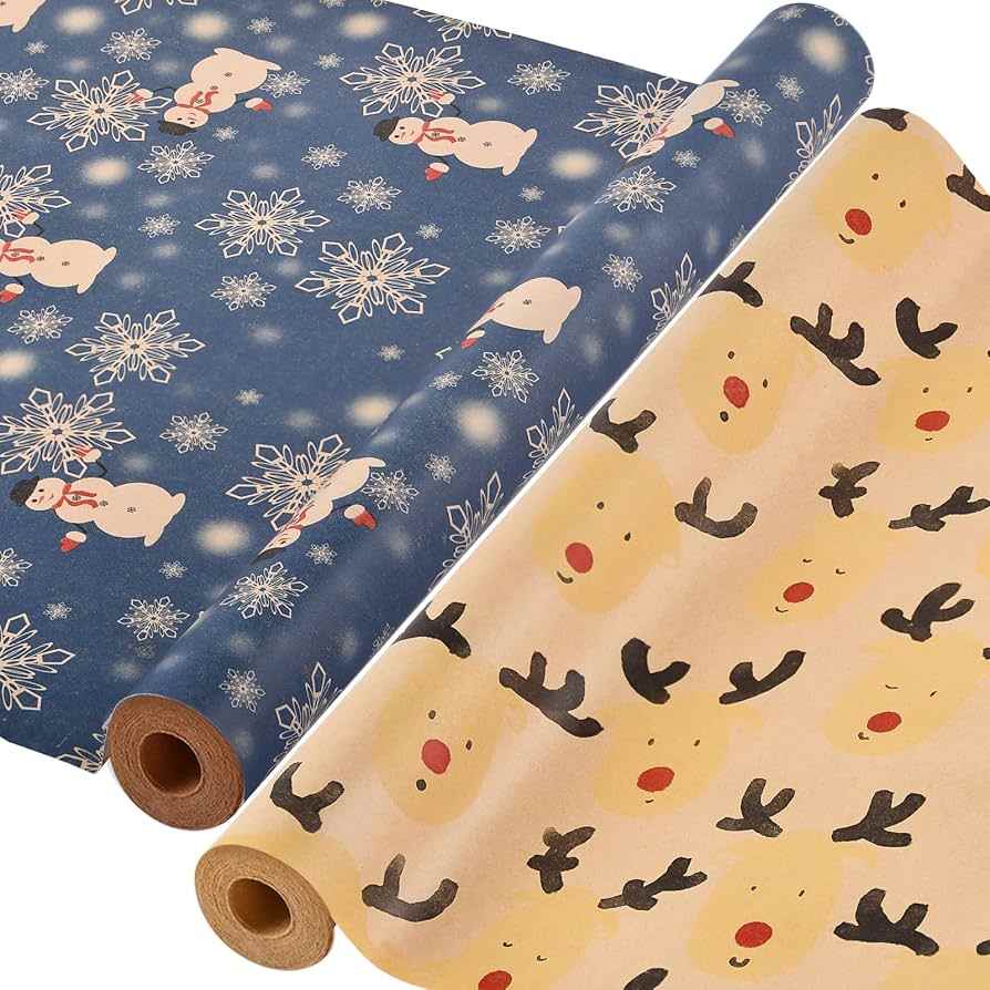 Two Rolls of Wrapping Paper