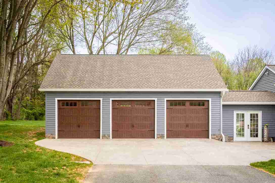 three car garage