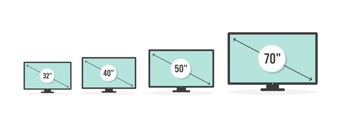 tv size comparison