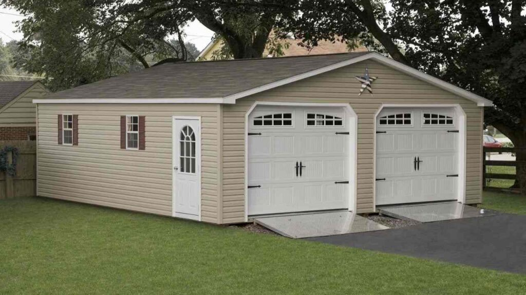 two car garage